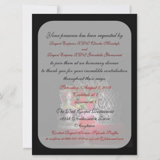 Drag Emperor and Empress Honorary Dinner Invites