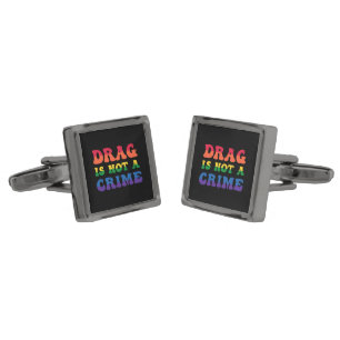 Drag Is Not A Crime Cufflinks