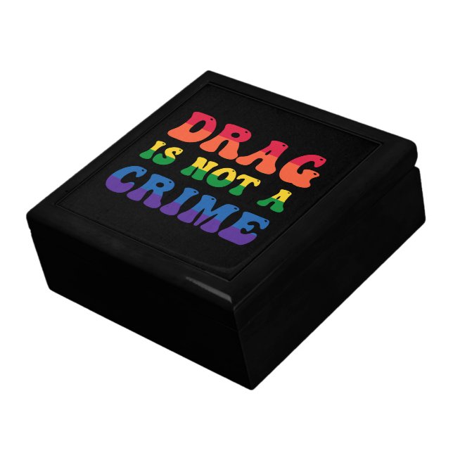 Drag Is Not A Crime Gift Box (Side)