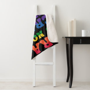 Drag Is Not A Crime Sherpa Blanket