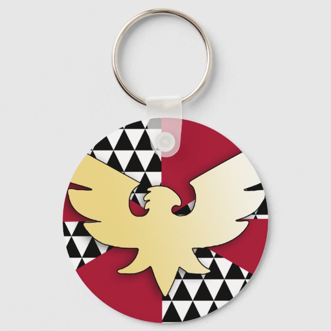 Drag Pride Flag Keychain (Front)