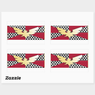 Drag Pride Flag Rectangular Sticker