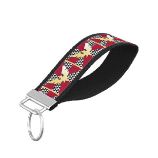 Drag Pride Flag Wrist Keychain