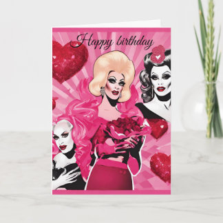 Drag Queen Birthday Card