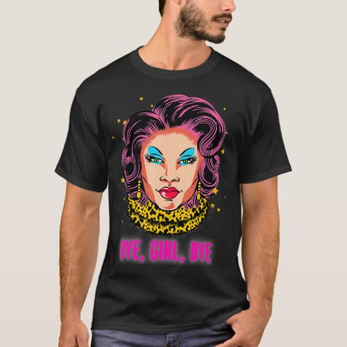 Drag Queen Doll Drag Queen Face Graphic Drag T_Shirt
