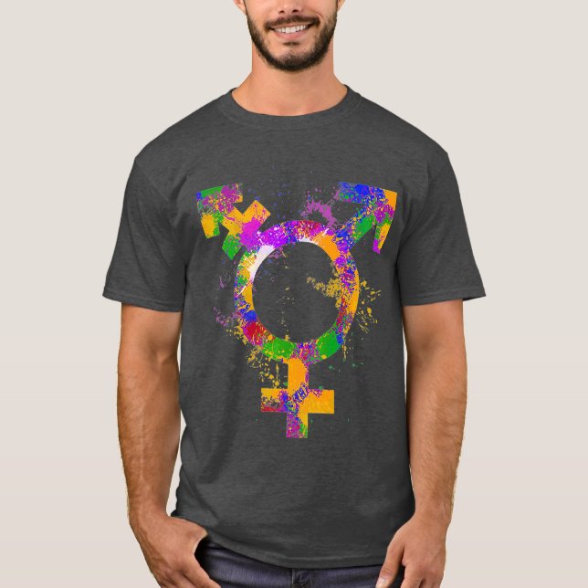 Drag Queen Gay Pride LGBT Gender Sign - Drag T-Shirt (Front)