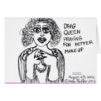 Drag Queen Looking For Better Makeup Cards