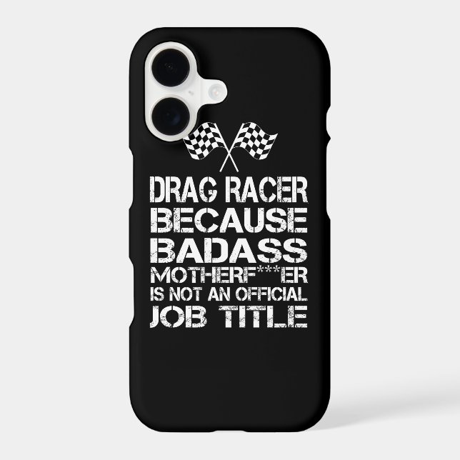 Drag Racer Iphone Case (Back)
