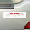 drag racing bumper sticker | Zazzle