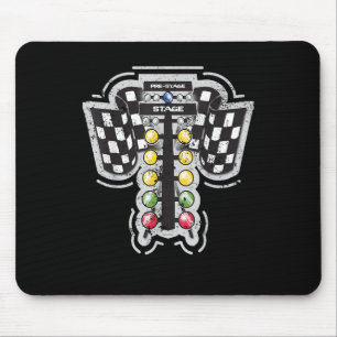 Drag Racing Christmas Tree Lights Drag Racing T Sh Mouse Pad