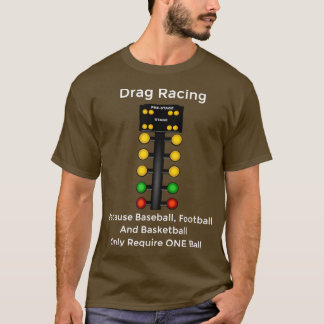 Drag Racing Christmas Tree Line It Up Horsepower T-Shirt