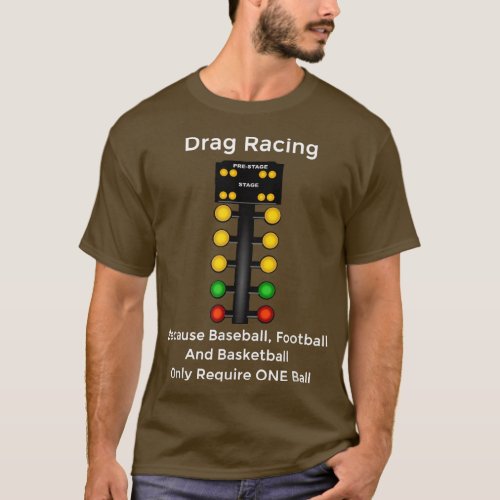 Drag Racing Christmas Tree  Line It Up Horsepower  T_Shirt