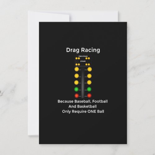 Drag Racing Christmas Tree T_Shirt Line It Up Hors Invitation