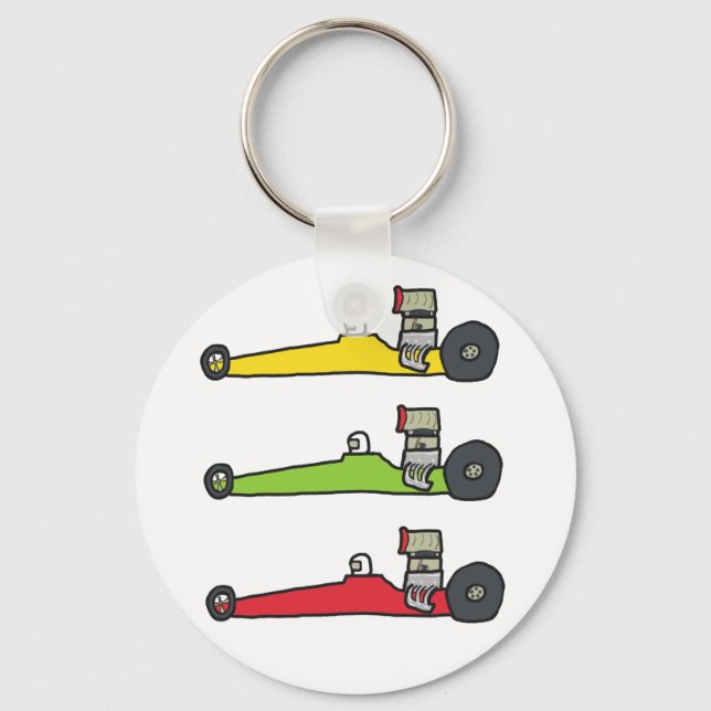 Drag Racing Keychain (Front)