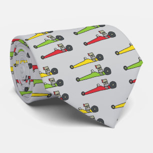 Drag Racing Neck Tie