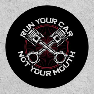 Drag Racing Race Car Vintage Run Your Car Not Your Patch