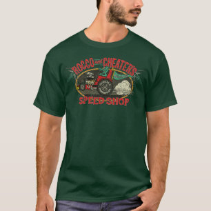 Drag Racing Rocco & Cheaters Speed Shop 1944 T-Shirt