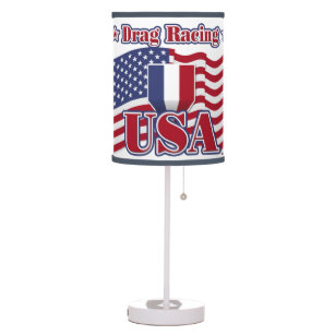 Drag Racing USA Table Lamp