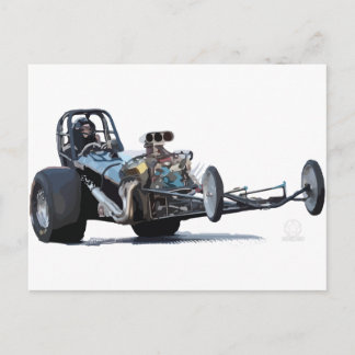 Drag Racing & Vintage Dragsters Postcard