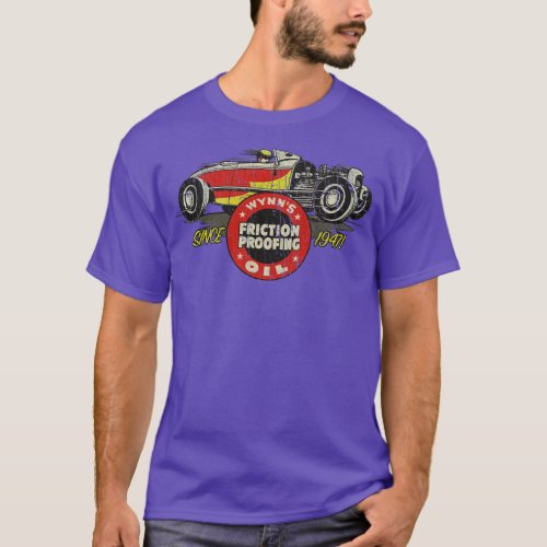 Drag Racing Wynns Hot Rod Lube 1947  T_Shirt