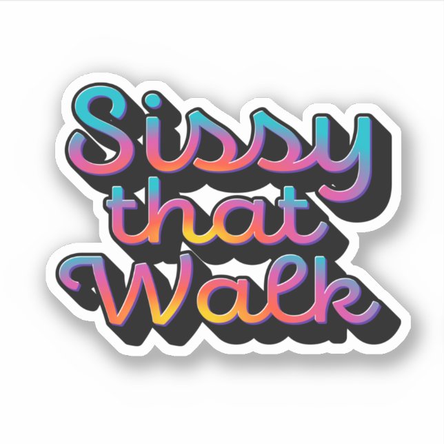 Drag Sticker (Front)