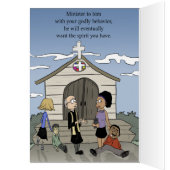 Dragging Him To Church Cards (Inside (Left))