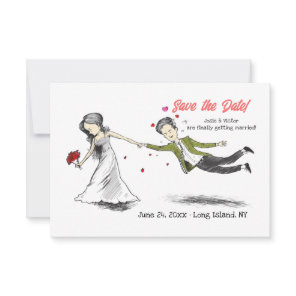 Dragging Him To The Altar Save the Date 2
