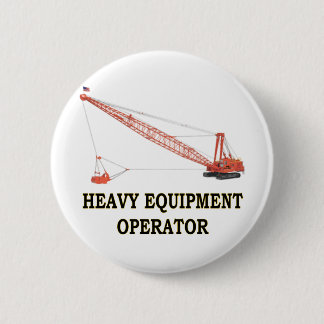 DRAGLINE PINBACK BUTTON