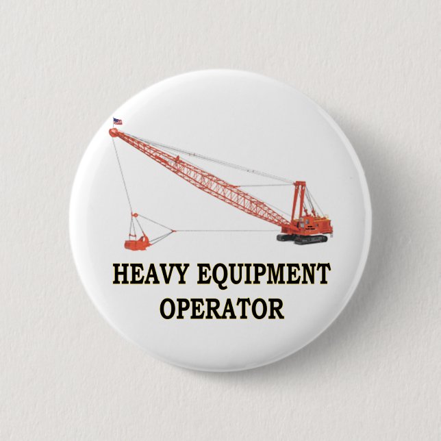 DRAGLINE PINBACK BUTTON (Front)