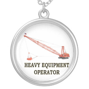 DRAGLINE SILVER PLATED NECKLACE