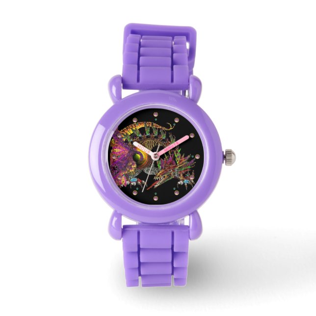 DRAGO / FANTASY DRAGON IN GOLD AND BLACK WATCH (Front)