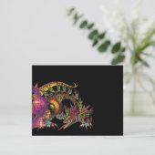 DRAGO / FANTASY DRAGON IN GOLD PINK PURPLE BLACK (Standing Front)