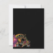 DRAGO / FANTASY DRAGON IN GOLD PINK PURPLE BLACK (Back)