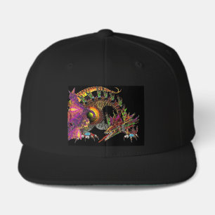 DRAGO / FANTASY GOLD DRAGON IN PURPLE AND BLACK VISOR 