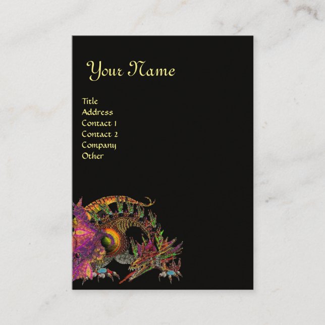 DRAGO Monogram Business Card (Front)