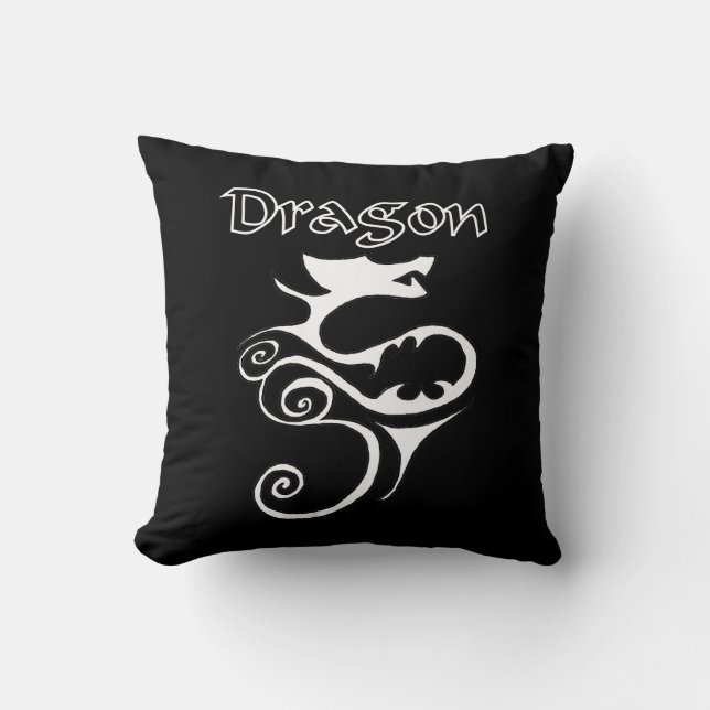 Dragon 02 throw pillow (Front)