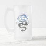dragon-1721875 frosted glass beer mug