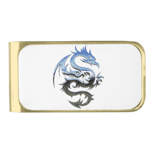 dragon-1721875 gold finish money clip