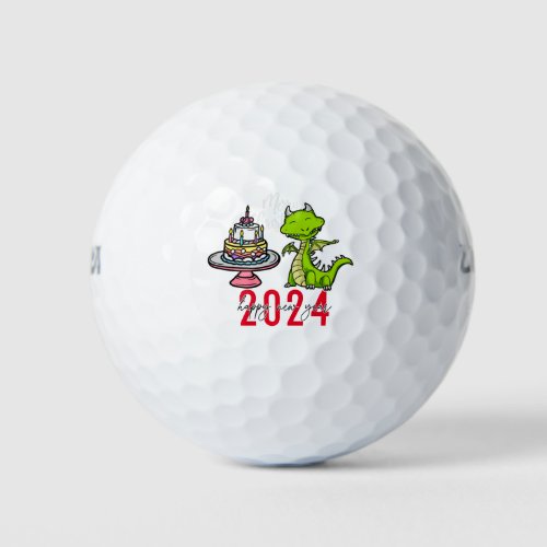 Dragon 2024 Chinese  New year  for Golfer CNY  Golf Balls