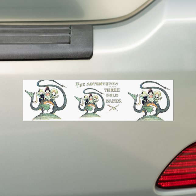Dragon 3 Bold Babes Bumper Sticker (On Car)
