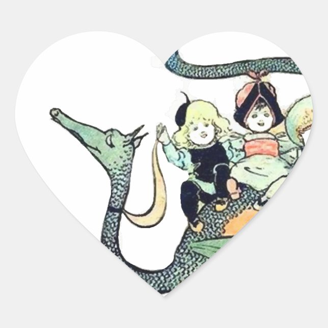 Dragon 3 Bold Babes Heart Sticker (Front)