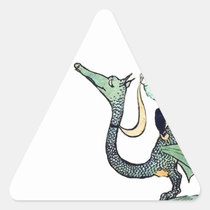 Dragon 3 Bold Babes Triangle Stickers