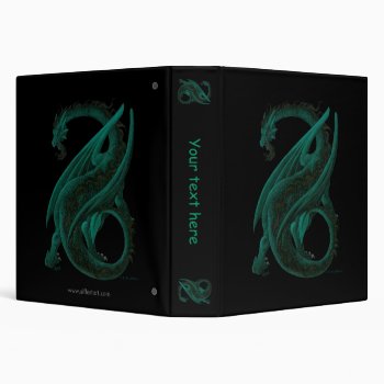 Dragon 3 Ring Binder by siffert at Zazzle