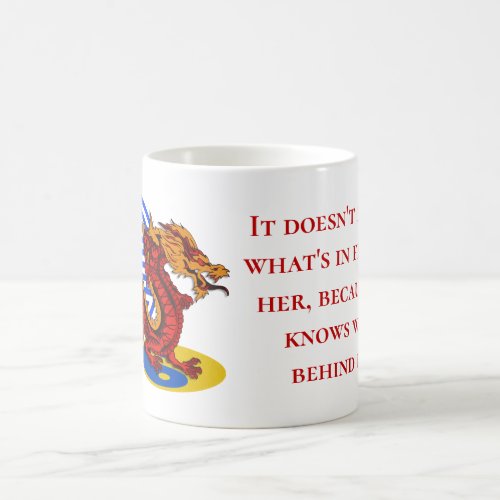 Dragon 44 bagua coffee mug