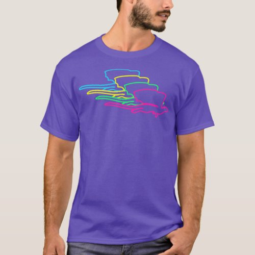 Dragon 80s Neon 1 T_Shirt