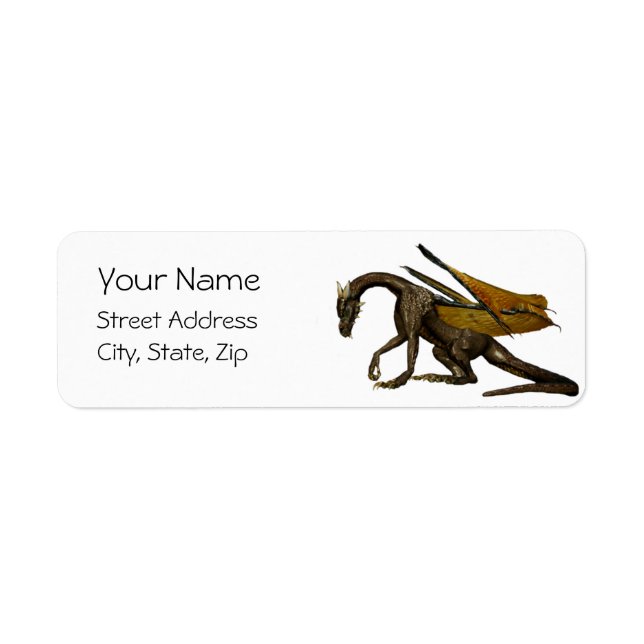 Dragon Address Label (Front)