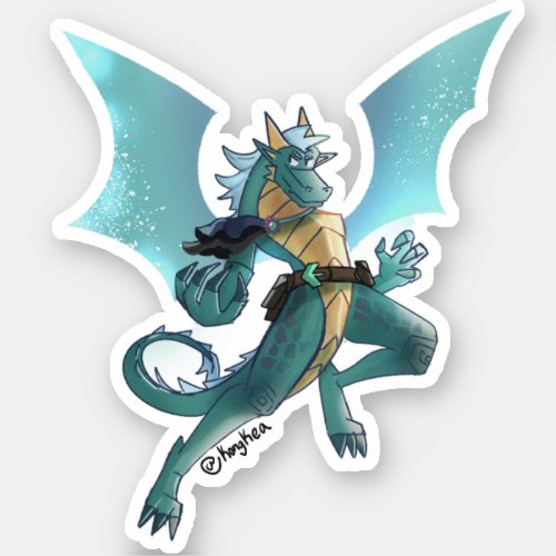 Dragon adventerer Zephyr  Sticker