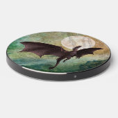 Dragon against Full Moon Wireless Charger (Front 2)