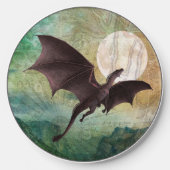 Dragon against Full Moon Wireless Charger (Front)