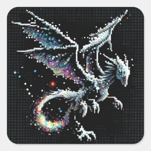 Dragon Air Elemental Square Sticker